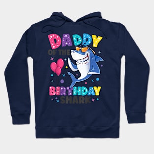 Daddy Of The Shark Birthday Dad Matching Family Hoodie